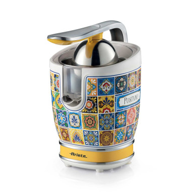 PACK ARIETE Positano Bouilloire 1.7L + Grille-pain 4 fentes + Presse-agrumes 85W Design Rétro