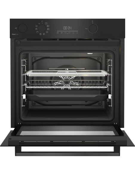 BEKO Four Encastrable Multifonction Pyrolyse 72L Fonctions AirFry et FlexiCrisp