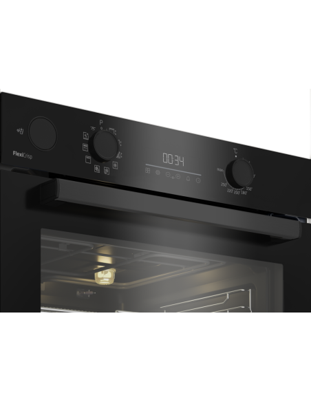 BEKO Four Encastrable Multifonction Pyrolyse 72L Fonctions AirFry et FlexiCrisp