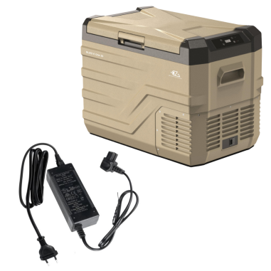 EZA Glacière à compression Blizz-E One 27 litres Camping-car + Adaptateur 12/220 Volts