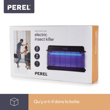 PEREL Destructeur d'insecte électrique 30W Intérieur/Extérieur IP44