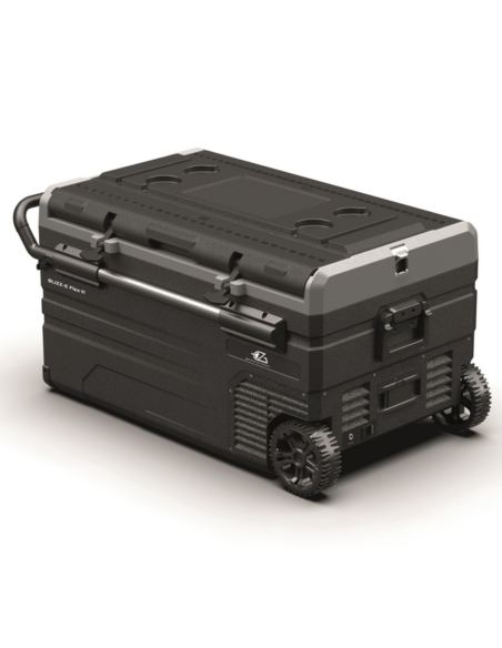 EZA Glacière à compression Blizz-E Flex 91 litres Camping-car + Adaptateur 12/220 Volts