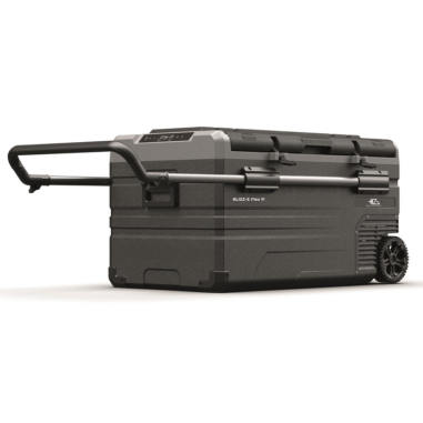 EZA Glacière à compression Blizz-E Flex 91 litres Camping-car + Adaptateur 12/220 Volts