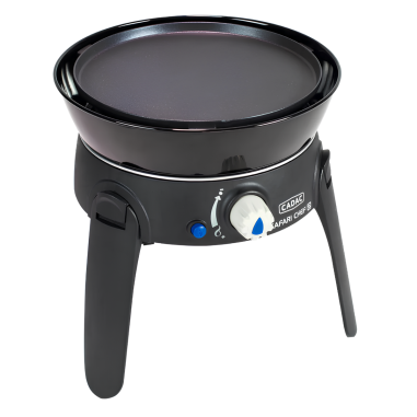 PACK CADAC Safari Chef 30 LP Barbecue Gaz + PowerPack 30bar portable + 3 Cartouches de Gaz - Camping-car
