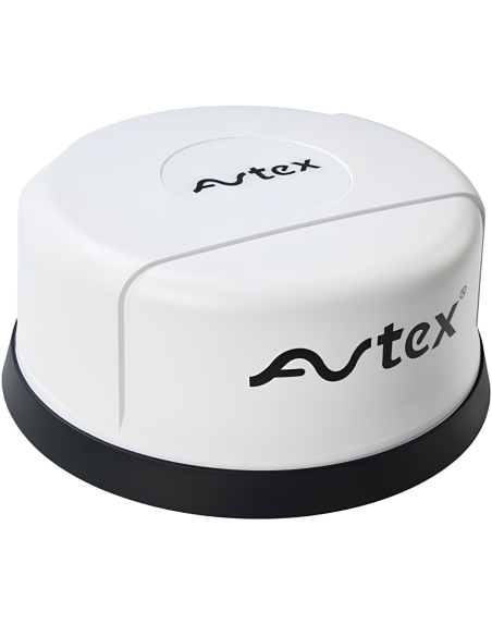 AVTEX Antenne 3G/4G/5G/Wi-Fi Blanche + Routeur spécial Camping-car