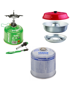 PACK OMNIA Four Nomade Compact + OPTIMUS Réchaud à Gaz + CADAC Cartouche de Gaz