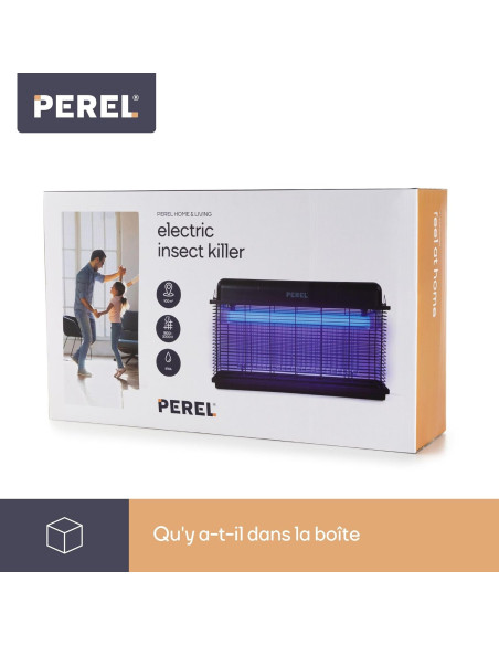 PACK 4X PEREL Destructeurs d'insectes 30W Intérieur/Extérieur