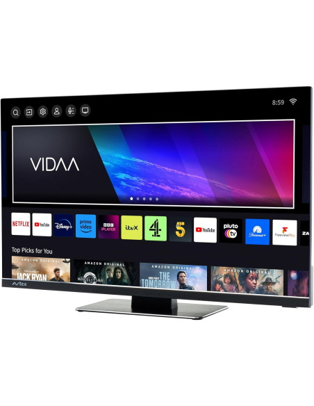 AVTEX TV LED 39'' 99cm Téléviseur Full HD Smart TV VIDAA Camping-car