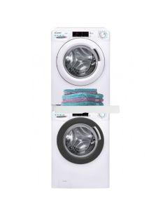 Pack CANDY Lave-Linge 13kg + Sèche-linge pompe à chaleur 11kg + Kit de superposition