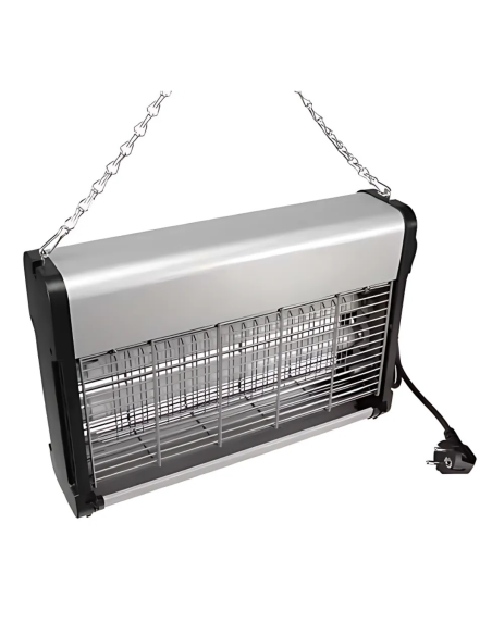 Pack PEREL Destructeur d'insectes Electrique 30W Anti-Moustiques 100m2 Silencieux + Destructeur 20W 80m2