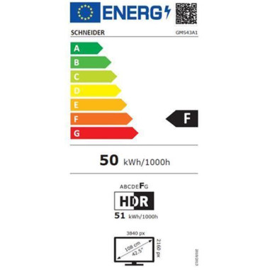 SCHNEIDER TV LED UHD 4K - GMS43A1