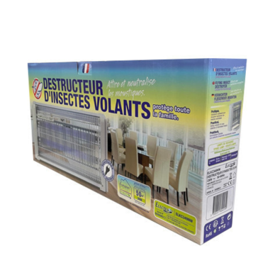 PACK ELECTRIS Destructeurs d'insectes électriques 30W + 2x20W Anti-Moustique 230V Haute tension