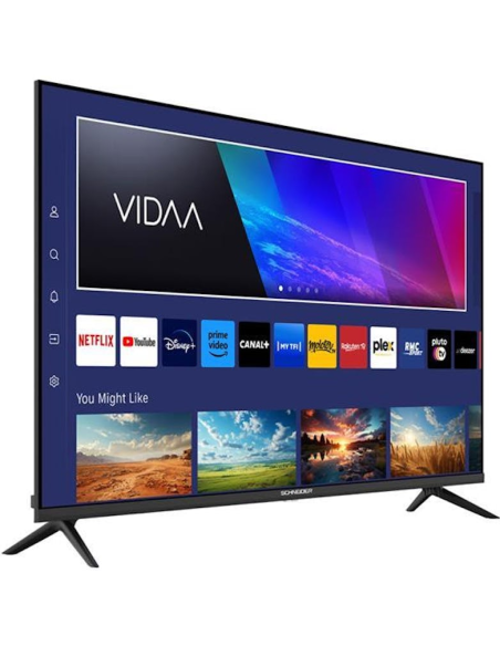SCHNEIDER TV LED 43" 109cm Téléviseur UHD 4K Smart TV