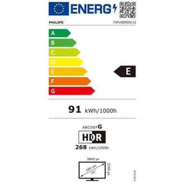 PHILIPS TV LED UHD 4K - 75PUS8909