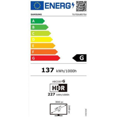 SAMSUNG TV LED UHD 4K - TU75DU8575UXXC