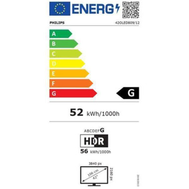 PHILIPS TV OLED UHD 4K - 42OLED809