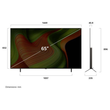 LG TV OLED 4K - OLED65B56LA