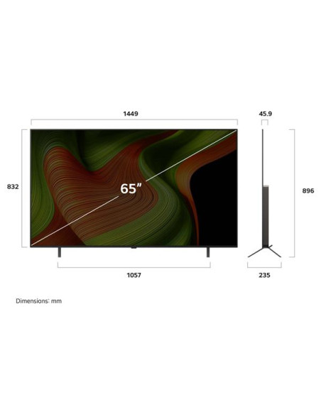 LG TV OLED 4K - OLED65B56LA