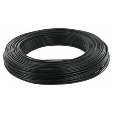 ANTARION Câble Souple H07V-K 4mm² Noir au Mètre