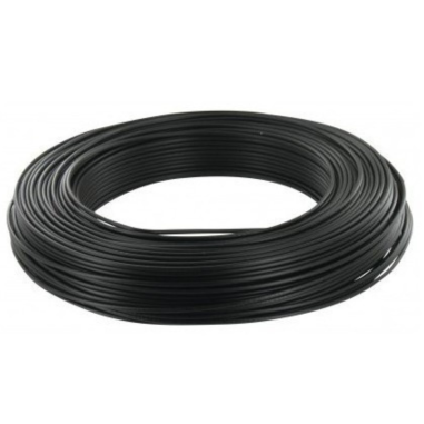 ANTARION Câble Souple H07V-K 4mm² Noir au Mètre
