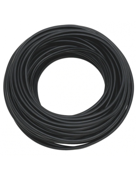 ANTARION Câble Souple H07V-K 4mm² Noir au Mètre