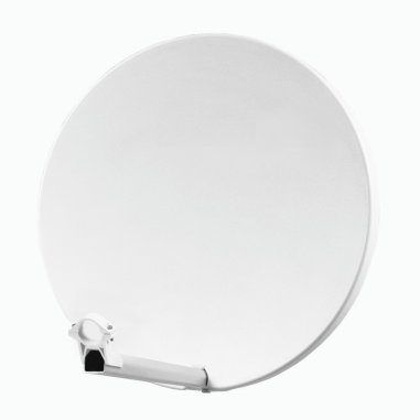 HDSAT Pack Parabole Satellite Fibre 60cm + LNB Single + Décodeur Satellite HD TNTSAT ASTRA + Carte + Bras coudé