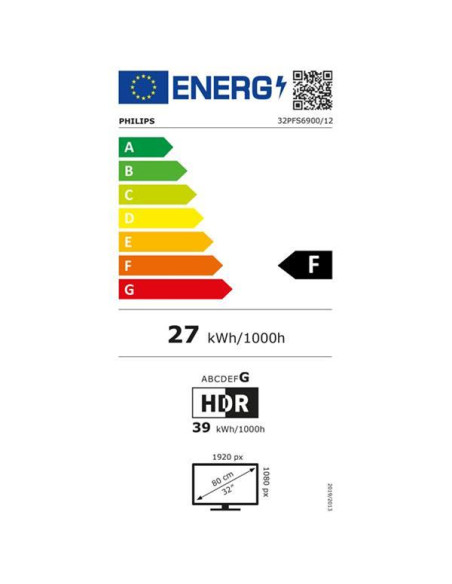 PHILIPS TV LED HDTV1080p - 32PFS6900