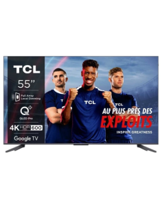 TCL TV QLED 55" 139cm Téléviseur UHD 4K