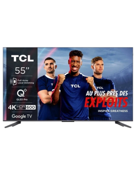 TCL TV QLED 55" 139cm Téléviseur UHD 4K