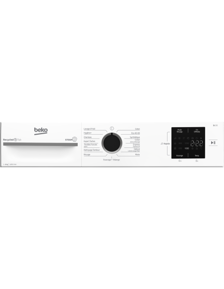 BEKO Lave-linge hublot 6kg 1200trs/min 15 programmes