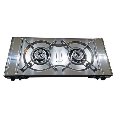 PACK INCASA Réchaud à gaz portable + Plancha / Grill pour réchaud à gaz