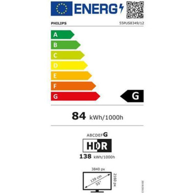 PHILIPS TV LED UHD 4K - 55PUS8349