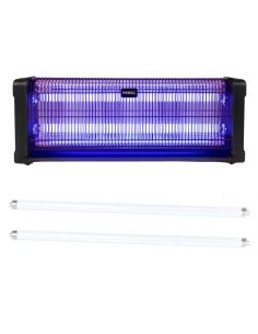 Pack PEREL Destructeurs d'insectes Electrique 40W Anti-Moustique + 2 tubes