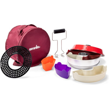 Pack OMNIA Four + Plaque de cuisson + Sac + 6 moules en silicone