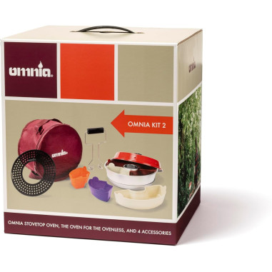 Pack OMNIA Four + Plaque de cuisson + Sac + 6 moules en silicone