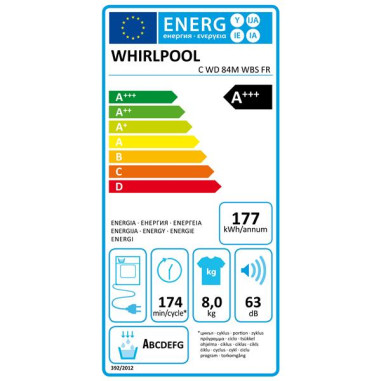 WHIRLPOOL Sèche-linge CWD84MWBSFR