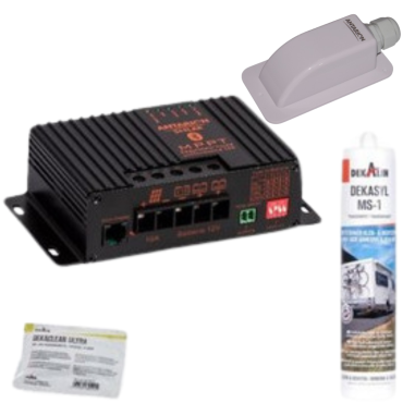 ANTARION Régulateur de charge panneau solaire MPPT10A +accessoires