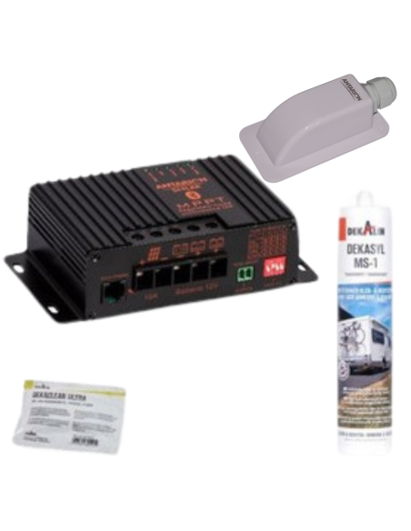 ANTARION Régulateur de charge panneau solaire MPPT10A +accessoires