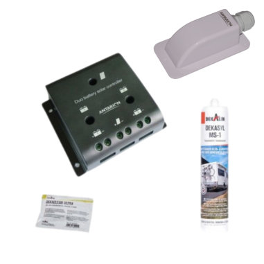 ANTARION Régulateur de charge + passe-toit + Dekasyl MS1 + lingette