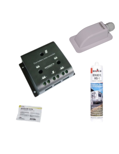 ANTARION Régulateur de charge + passe-toit + Dekasyl MS1 + lingette