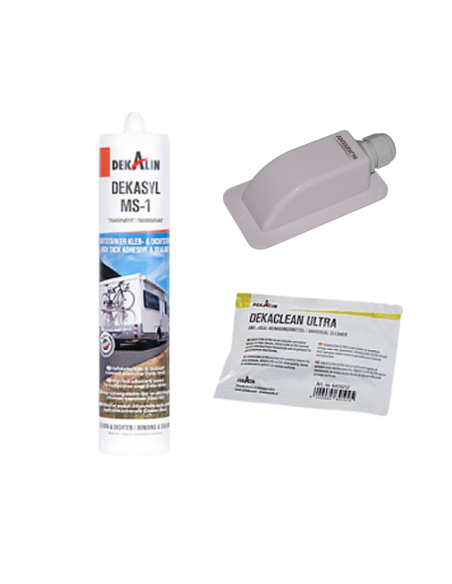 ANTARION Kit de Pose Solaire avec Passe-toit Cartouche et Lingette Sans Régulateur
