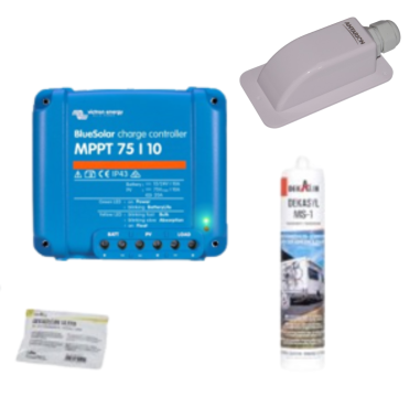 VICTRON Blister Régulateur Solaire MPPT 10A + Kit Colle