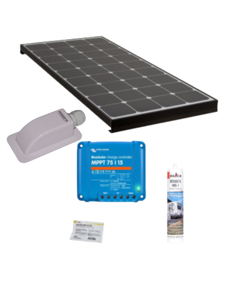 ANTATION BLACK BOOSTER Kit Panneau Solaire 120W MPPT Haute Performance