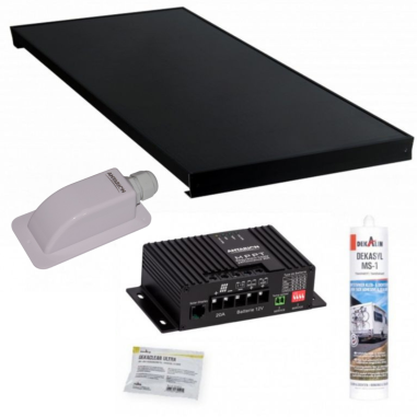 Pack ANTARION ALL BLACK Panneau Solaire 300W+Régulateur solaire MPPT20