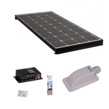 PACK ANTARION Panneau Solaire Black Booster 140W + Kit  Régulateur