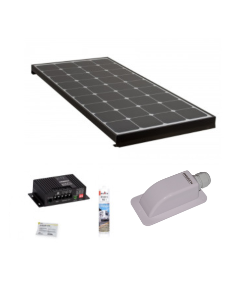 PACK ANTARION Panneau Solaire Black Booster 140W + Kit  Régulateur