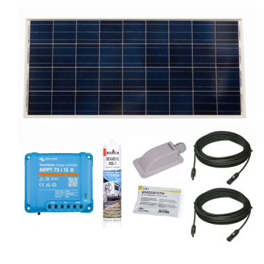 PACK VICTRON Panneau Solaire Monocristallin BlueSolar 115W 12V