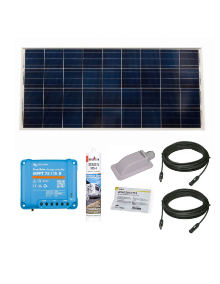 PACK VICTRON Panneau Solaire Monocristallin BlueSolar 115W 12V