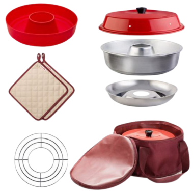 PACK OMNIA Four et accessoires + INCASA Réchaud à gaz portable + KEMPER Cartouche de gaz