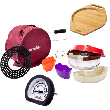 Pack OMNIA Four et accessoires + Thermomètre multifonctions + Dessous-de-plat en bambou